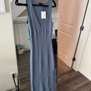 Hatch Elma Rib Knit MIDI dress size medium